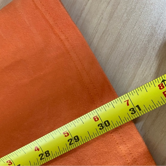 Y2K American Eagle Orange Mini Summer Dress Casual Spaghetti Straps Razor Back - Picture 4 of 7